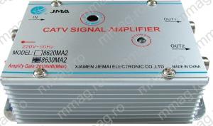 110800 - Amplificator TV, antena, cablu, CATV, splitter 2 iesiri