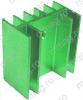 131303 - radiator aluminiu - 24x15x25 mm - verde