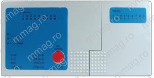 114779 - tester pentru verificarea cablurilor UTP (RJ11), USB A,