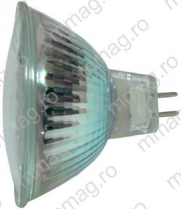 116497-Spot cu 18 LED-uri, 12 V, dulie MR16 - lumina verde