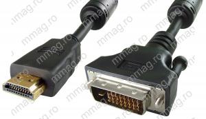 127968 - cablu HDMI tata-DVI tata-1,8 m