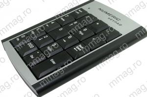 114509 - tastatura numerica, 19 taste, interfata USB