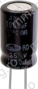 135199 - condensator electrolitic, 1.500u/ 25V