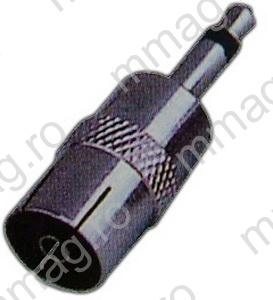 126669 - adaptor, antena mama -> jack tata, 3,5 mm, mono (metali