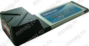 114240 - placa Expres card, 34mm, 2 x eSATA
