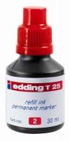 Tus pentru marker permanent, Edding, T25, sticla plastic, 30ml, albastru