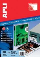 Etichete autoadezive de siguranta Apli, laser/copy, 45.7x21.2 mm, 48 etichete/coala, 10 coli/top