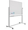 Whiteboard rotativ 100 x 150 cm, pe stand mobil, profil
