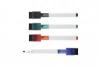 Magnetic whiteboard marker pen-set de 4 culori asortate negru, verde, albastru, rosu