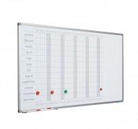 Planner anual, 60 x 120 cm, profil aluminiu SL, SMIT