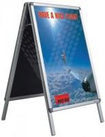 Stand metalic pentru postere B1 (100 x 70 cm), SMIT A-board
