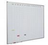 Planner dublu saptamanal, 90 x 120 cm, profil aluminiu SL, SMIT