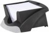 Suport pentru cub hartie Durable Vegas, negru, cu 500file albe, 90x90mm, plastic