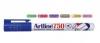 Marker pentru textile, varf rotund 0.7mm, corp metalic, artline 750 -