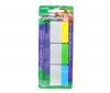 Stick index plastic transparent cu margine color 37 x 50 mm, 3 x 10