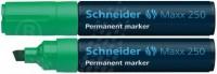 Permanent marker varf tesit, 2-7mm, SCHNEIDER Maxx 250 verde