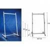 Stand metalic 140 cm latime, 150 cm inaltime, pe rotile, 3 pozitii fixe, SMIT