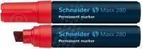 Permanent marker varf tesit, 4-12mm, SCHNEIDER Maxx 280 rosu