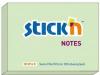 Stick notes 76 x 101 mm, 100 file, HOPAX - verde pastel