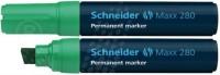 Permanent marker varf tesit, 4-12mm, SCHNEIDER Maxx 280 verde