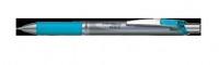 Creion mecanic, Pentel, Energize, corp plastic argintiu metalizat,clip metalic,grip cauciucat, varfm