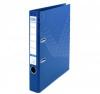 Biblioraft A4, plastifiat PP-PP, margine metalica 50 mm, ELBA Clic - albastru
