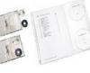 File de protectie Leitz Proiect, transparent, cu clapa si buzunar 2 CD-uri, orange peel, A4, plast