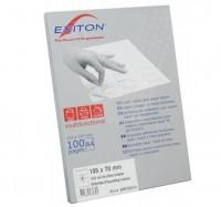 Etichete albe autoadezive   8-A4, 105 x 70 mm, 100 coli-top, EXITON