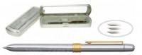 Pix metalic de lux cu doua culori - creion mecanic 0.5mm, PENAC 3-F - accesorii aurii