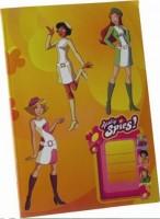 Caiet capsat studentesc Totally Spies, A4 60 file, matematica