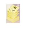 Notite adezive post-it z-notes galben, 76x76mm, 100