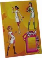 Caiet capsat studentesc Totally Spies, A4, 60 file, matematica