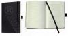 Caiet lux cu elastic, coperti Softwave, A5, 97 file, Conceptum classic negru dictando