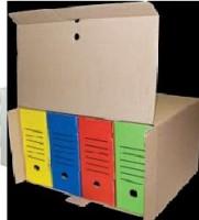 Container de arhivare, natur, pentru cutii de arhivare, 460x270x350mm, carton, 5buc/set