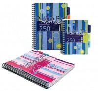 Project Book A5, 125 file 80g/mp, cu spirala dubla, coperti PP, Everyday Stripes - matematica