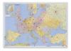 Harta europei, rama aluminiu, 1290x940 mm-10 magneti