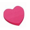 Notite adezive Kores inima, roz, 100 file