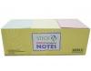 Stick notes 38 x 51 mm, 12 x 100 buc-set, HOPAX - 3 culori pastel