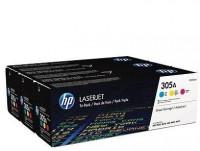 TRIPACK CARTUS TONER NR.305A CF370AM 3 x 2,6K ORIGINAL HP LASERJET PRO 300 M351A