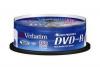 DVD-R Verbatim 16x 4,7GB 120 min printabil 25 bucati-cake