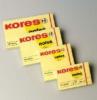 Notite autoadezive Kores, 50x40 mm, 100 file, 3 bucati-set, galben