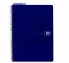 Caiet Oxford Smart Black & Original Blue spira, matematica, A4, 90 file