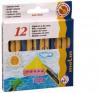 Creioane colorate cerate, 12 culori-set