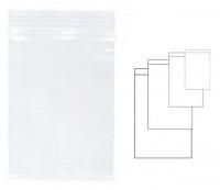 Pungi plastic cu fermoar pentru sigilare, 160 x 230 mm, 100 buc/set,  transparente