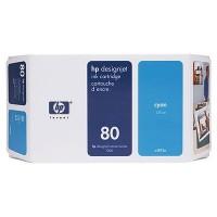 CARTUS CYAN NR.80 175ML C4872A ORIGINAL HP DESIGNJET 1050