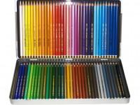 Creioane colorate Mondeluz Aquarell-Pentru Pictura-Solubile in Apa, 72 culori cutie metal