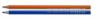 Set creioane colorate 18 culori triocolor