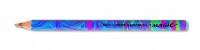 Creioane cu Mina Multicolora, Magic, phi-10mm, culori AMERICA BLUE mina, rosu, alb, albastru, corp creion, albastru