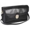 Geanta unisex, din piele neagra, 26.5 x 16cm, tony