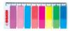 Index autoadeziv Kores, 12x45 mm, 8 culori-set, 25 file-culoare, riglã de plastic inclusã